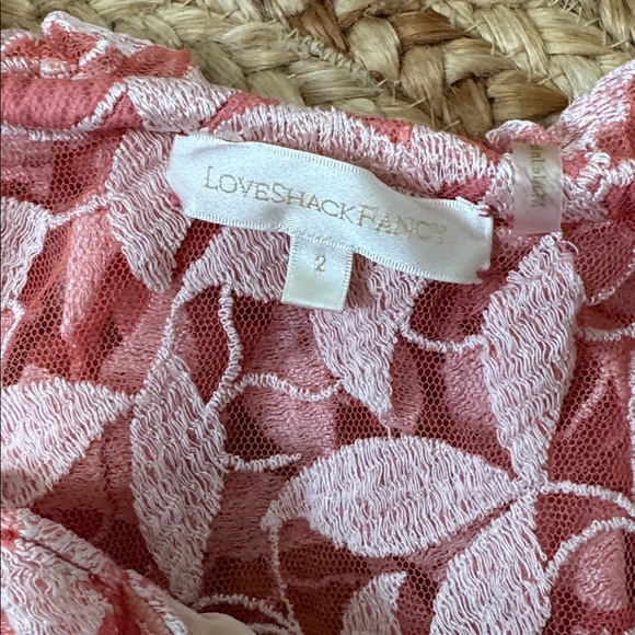 LoveShackFancy Serafina Lace Crop Top💖💖 $345 sz 2 - Picture 4 of 5